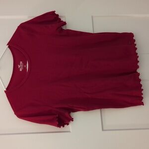 Red Hollister Baby Tee